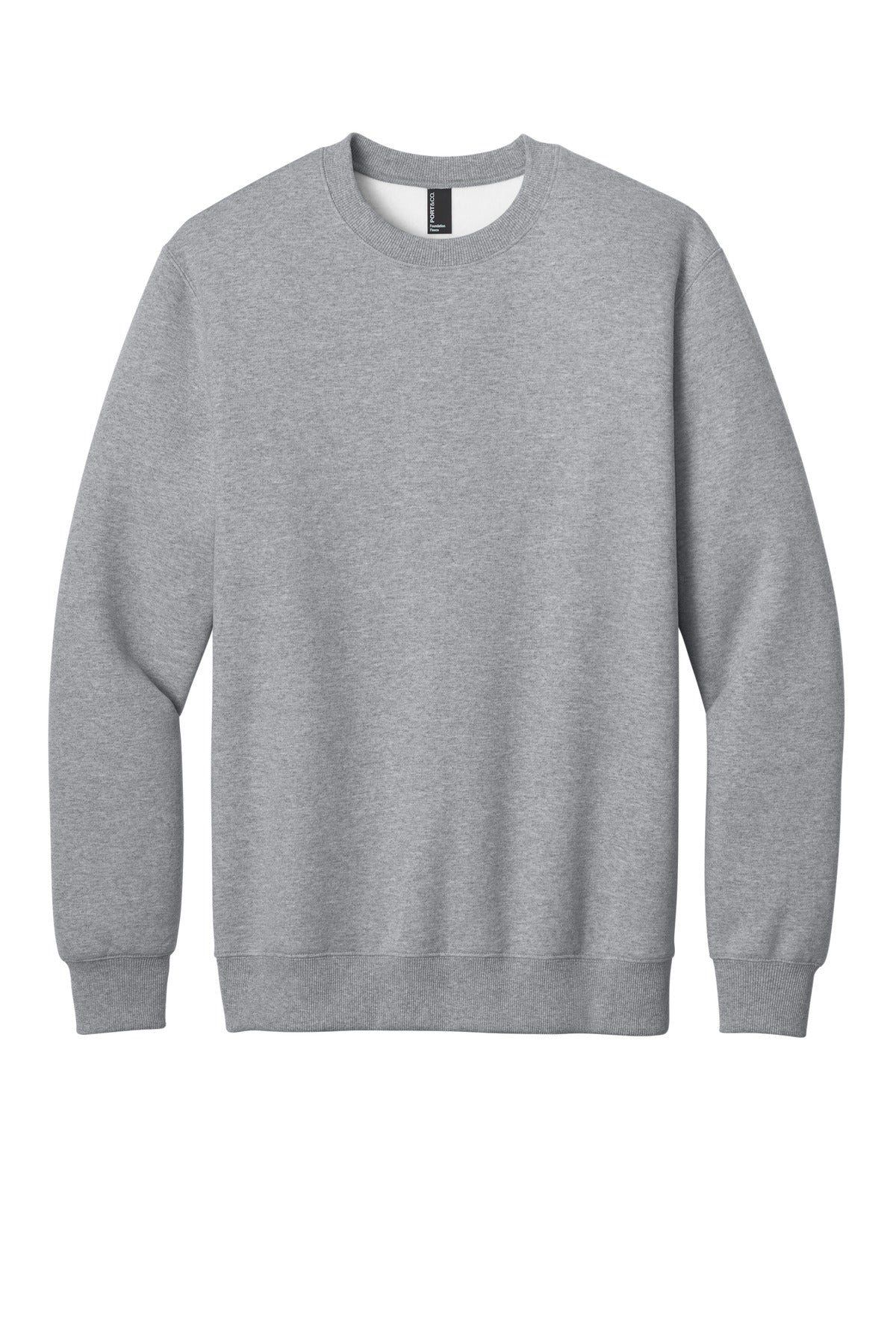 Port & Co ™  Foundation Fleece Pullover Crewneck Sweatshirt PC107