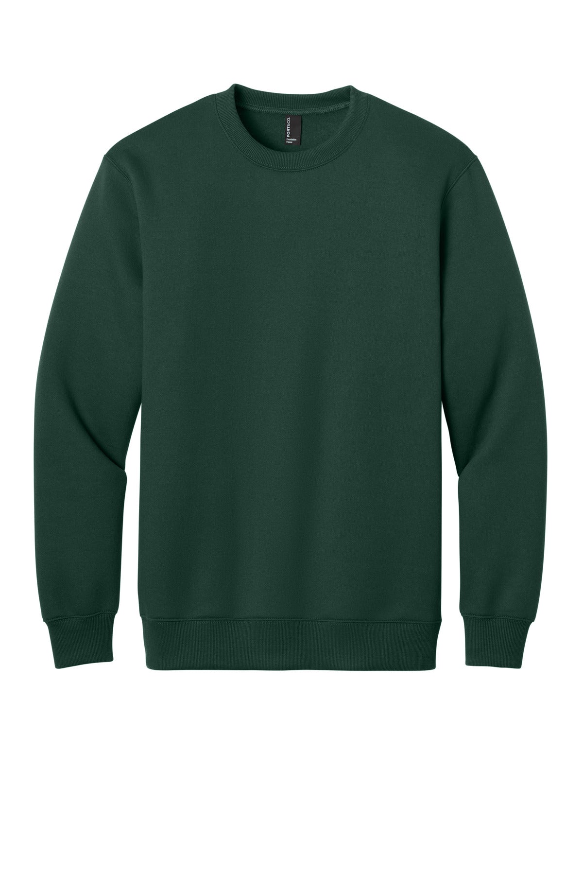 Port & Co ™  Foundation Fleece Pullover Crewneck Sweatshirt PC107
