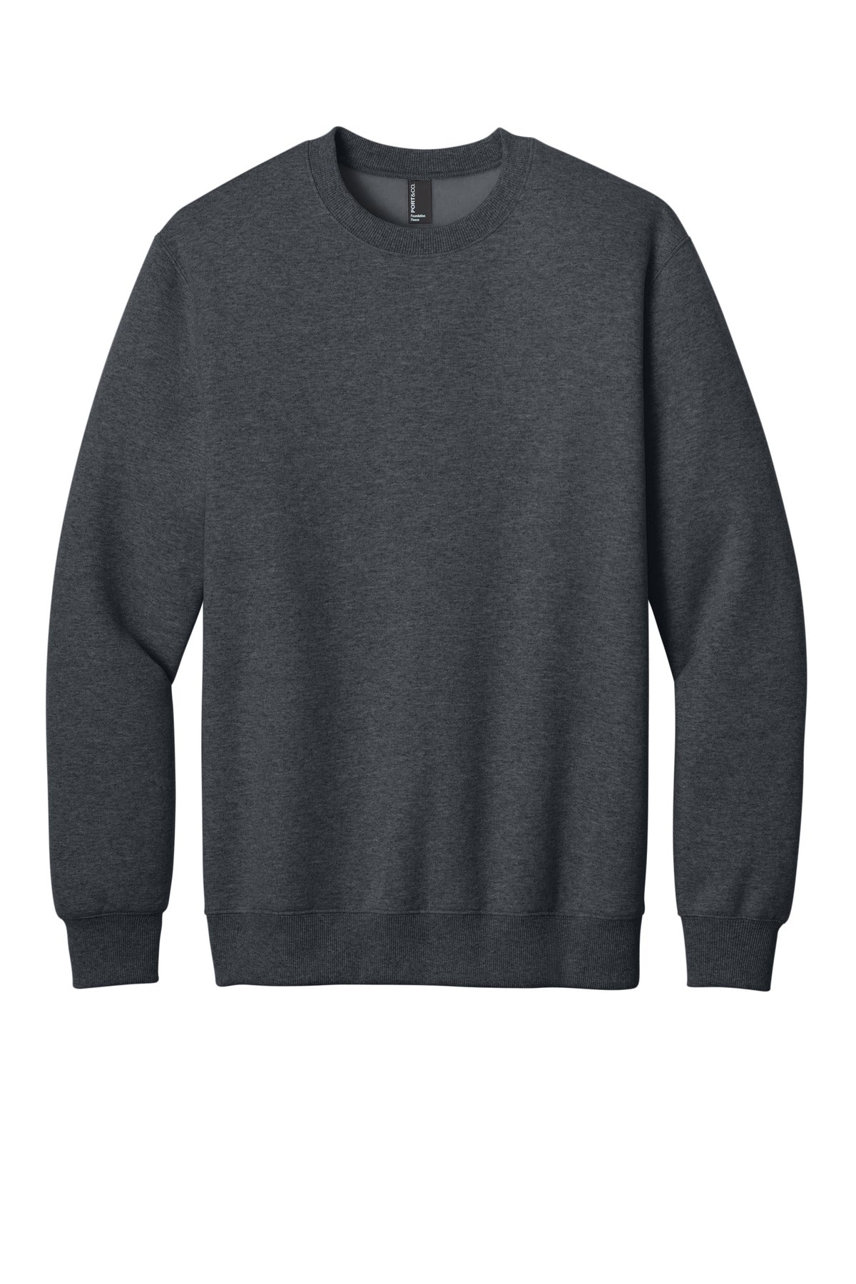 Port & Co ™  Foundation Fleece Pullover Crewneck Sweatshirt PC107