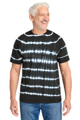 Port & Co ®  Allover Stripe Tie-Dye Tee PC142