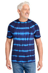 Port & Co ®  Allover Stripe Tie-Dye Tee PC142
