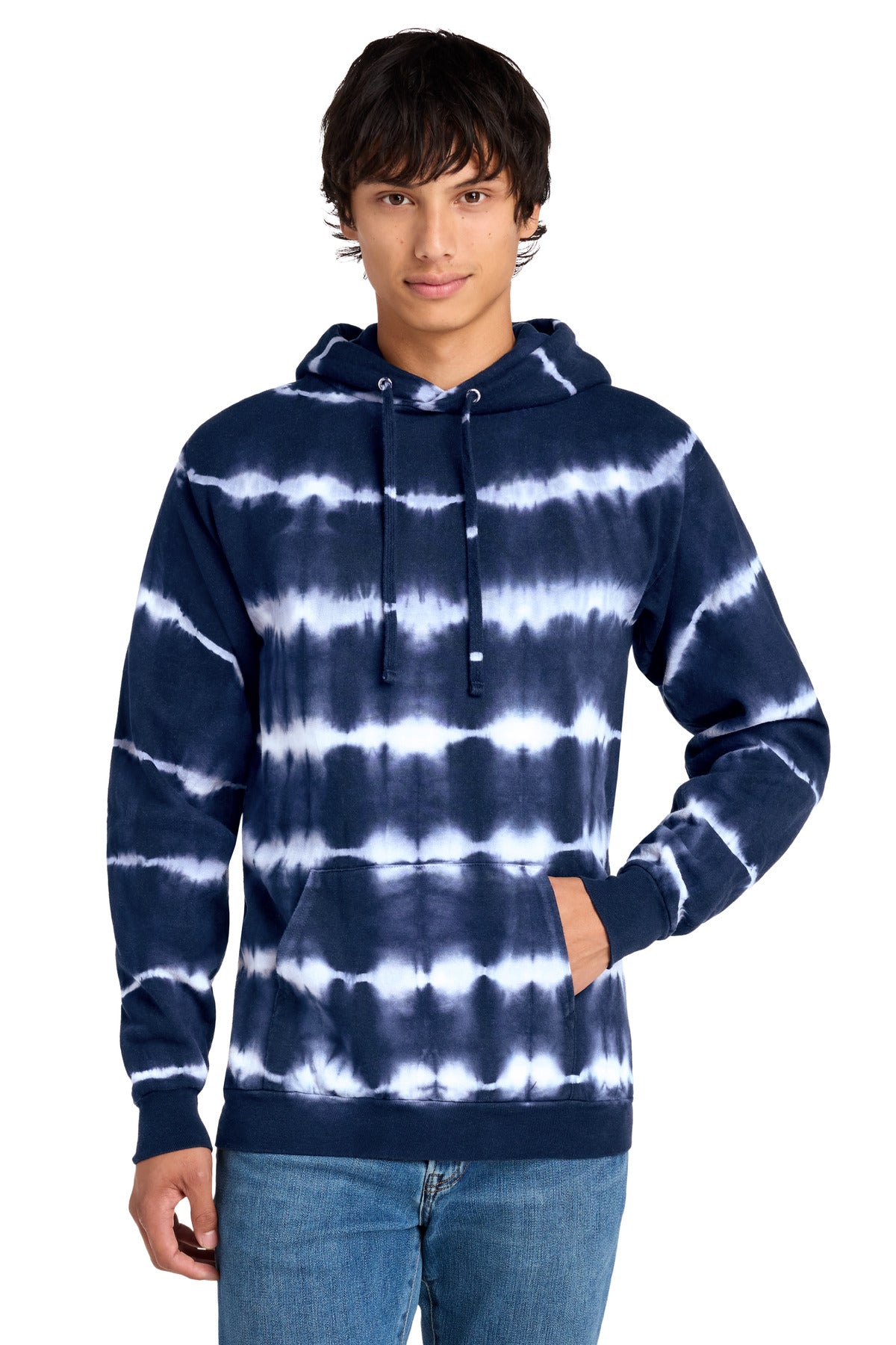 Port & Co ®  Allover Stripe Tie-Dye Fleece PC143