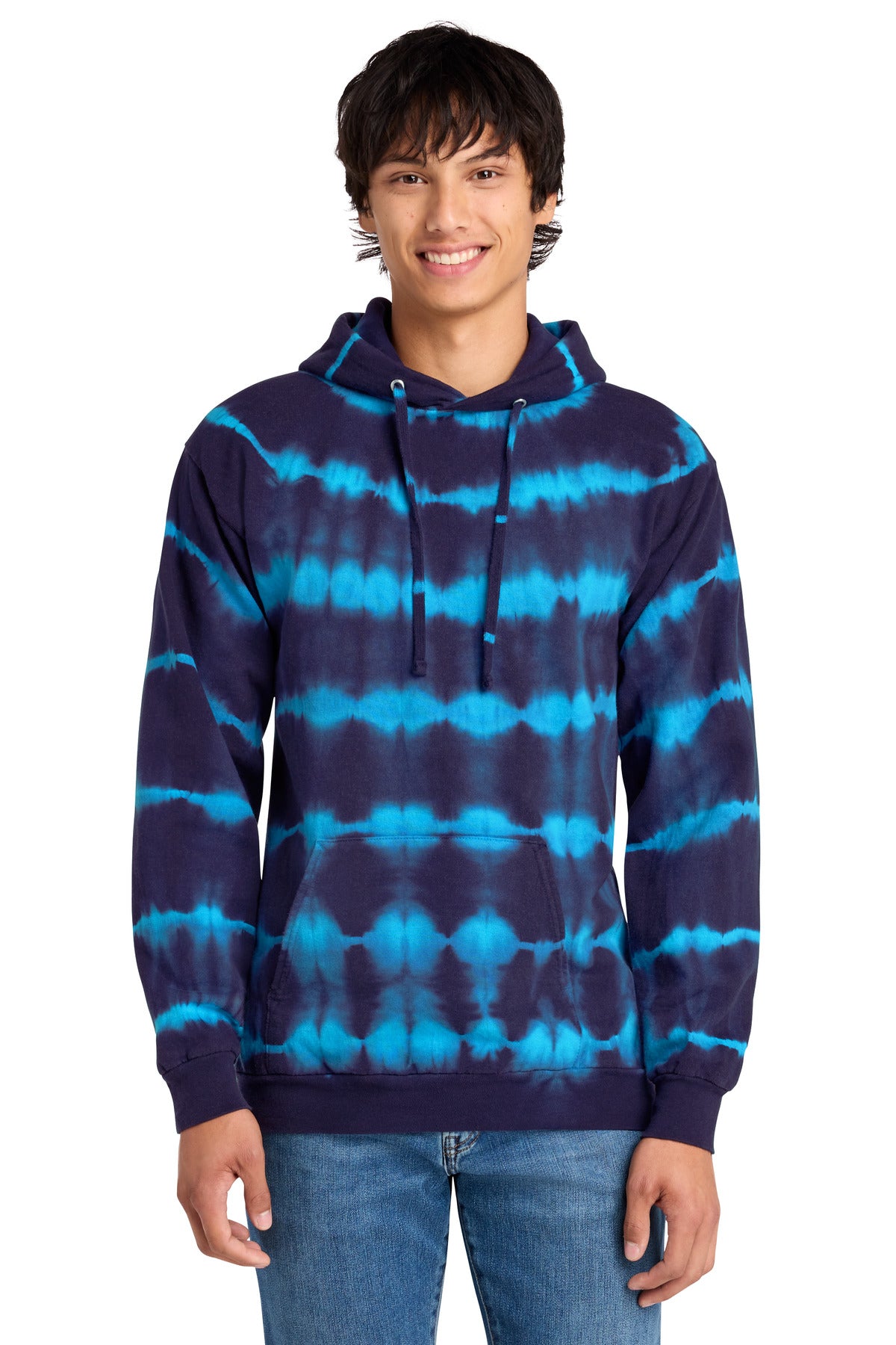 Port & Co ®  Allover Stripe Tie-Dye Fleece PC143