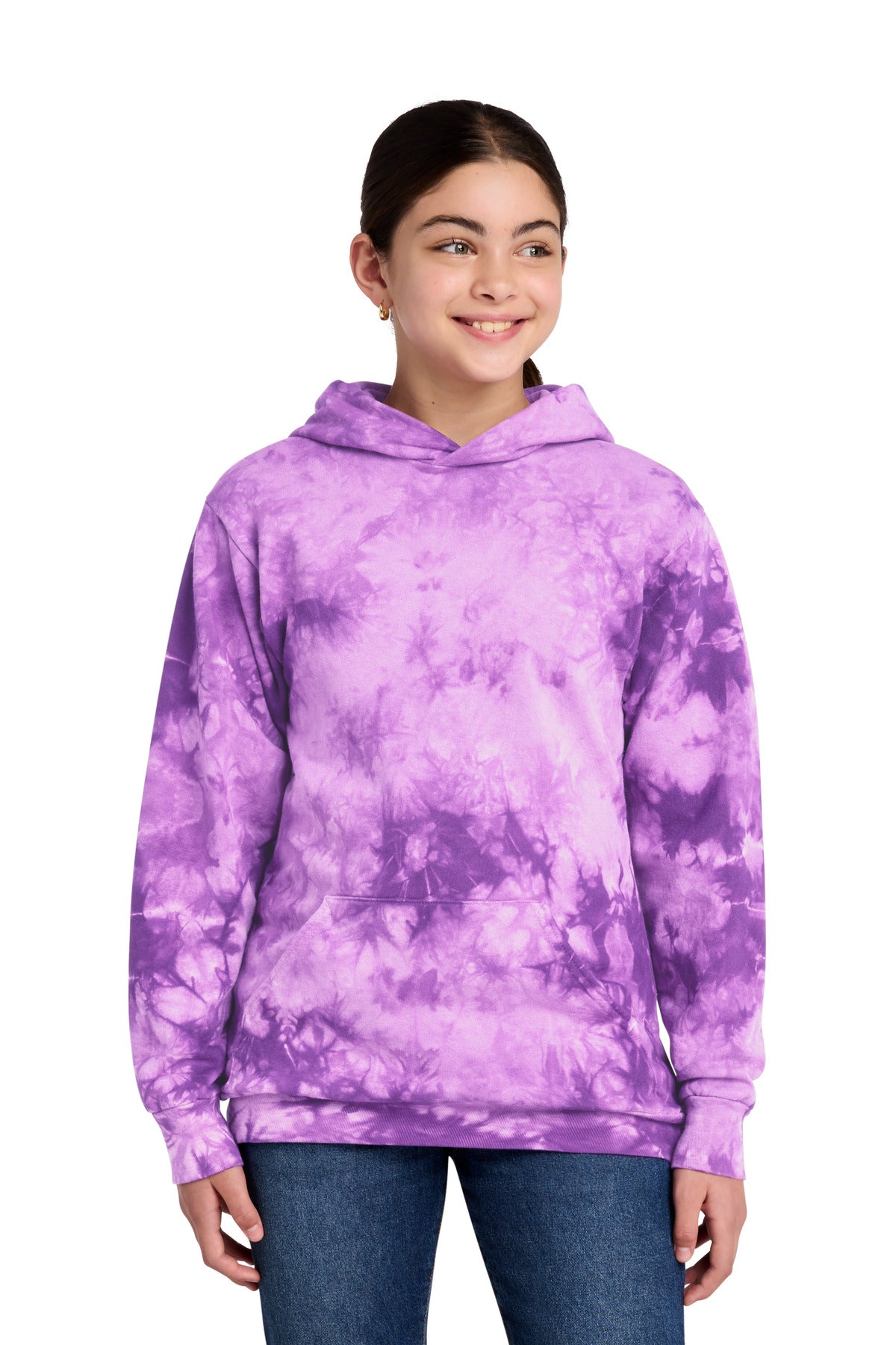 Port & Co ®  Youth Crystal Tie-Dye Pullover Hoodie PC144Y