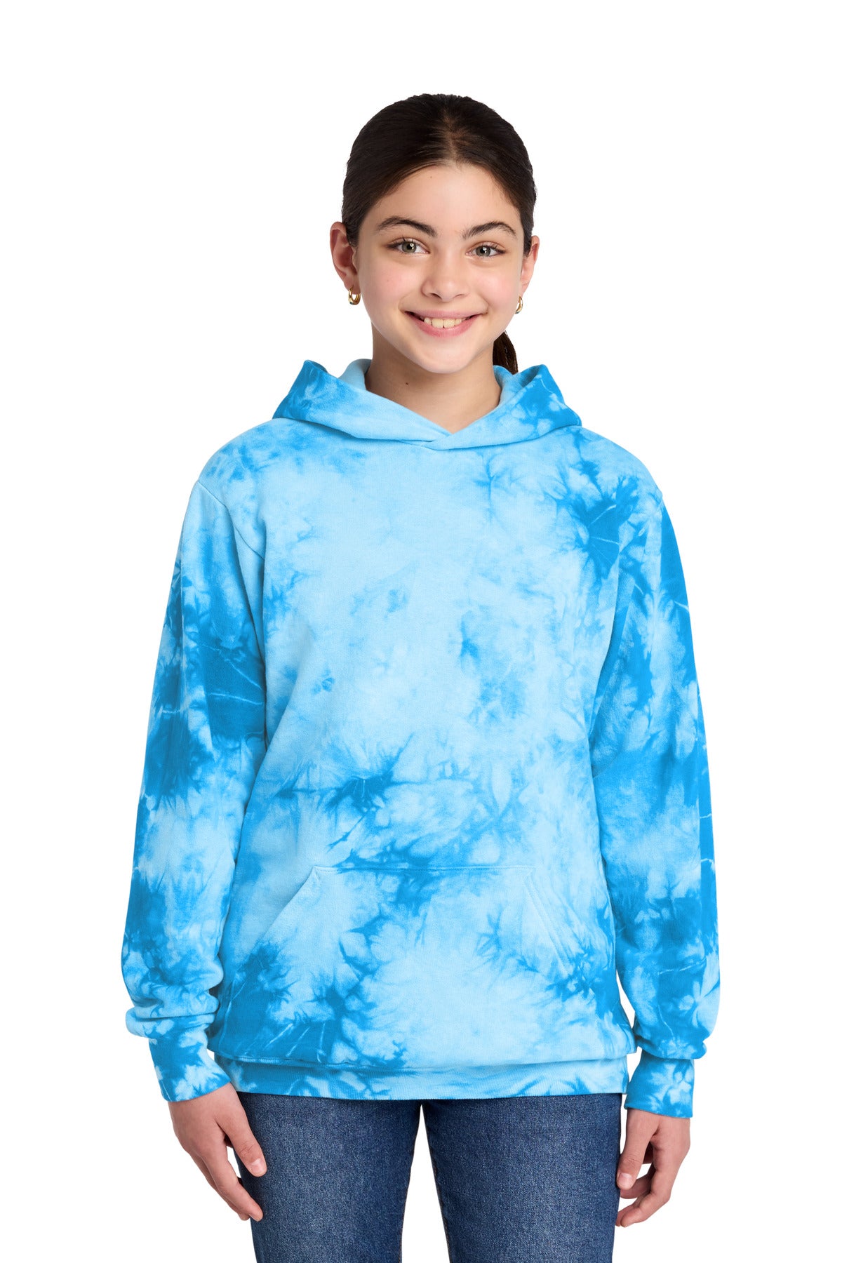 Port & Co ®  Youth Crystal Tie-Dye Pullover Hoodie PC144Y