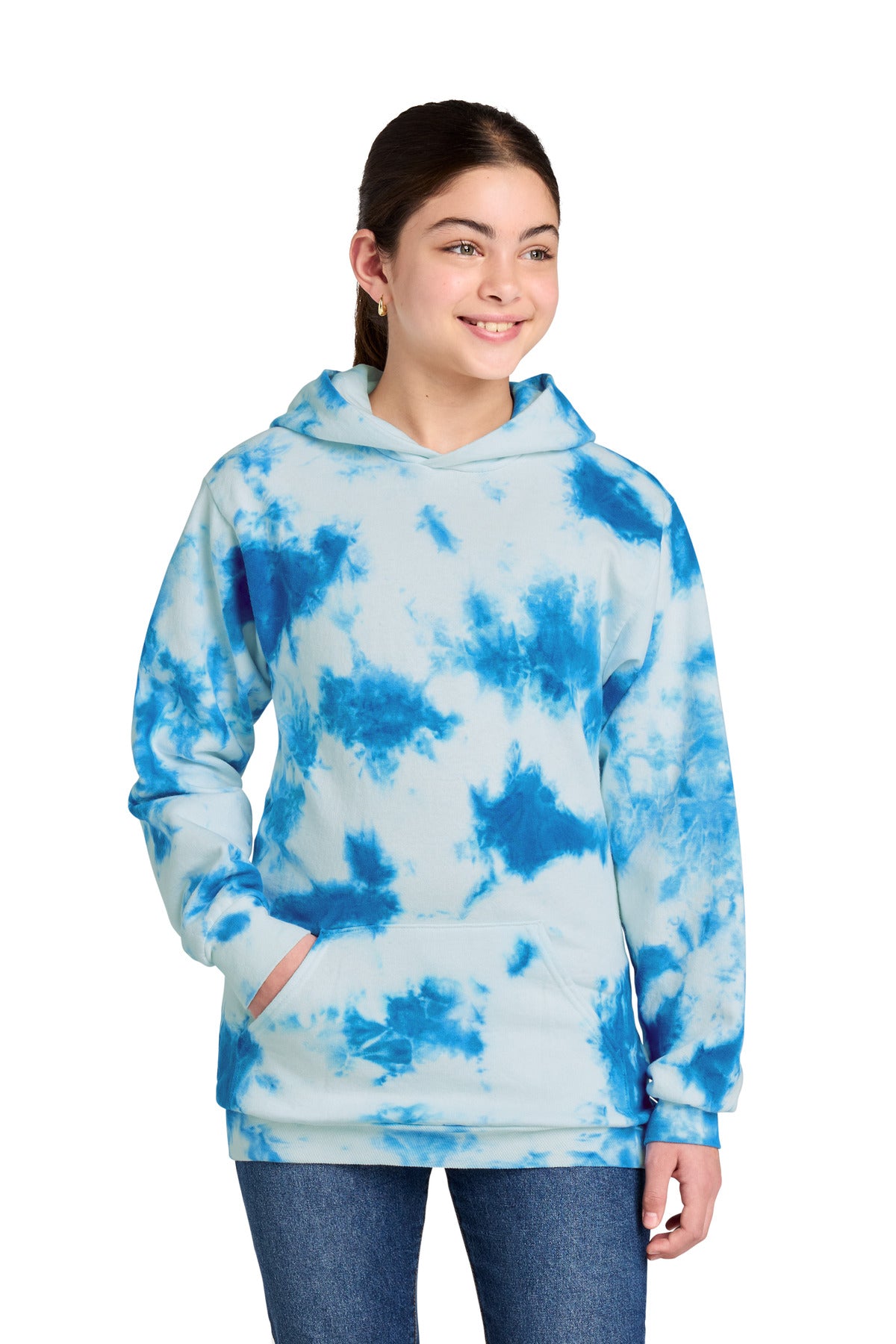 Port & Co ®  Youth Crystal Tie-Dye Pullover Hoodie PC144Y