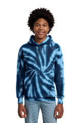 Port & Co ™  Youth Tie-Dye Pullover Hooded Sweatshirt. PC146Y