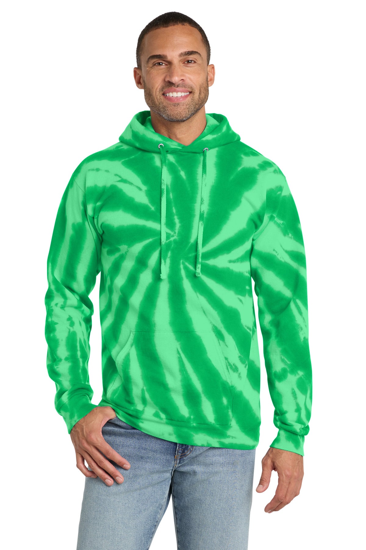 Port & Co ®  Tie-Dye Pullover Hooded Sweatshirt. PC146