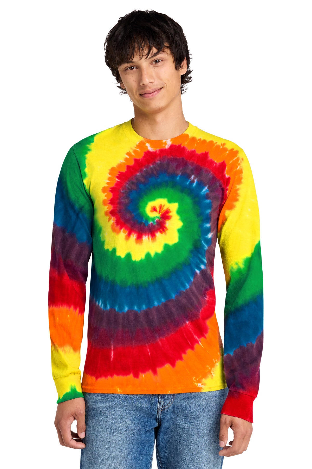 Port & Co ®  Tie-Dye Long Sleeve Tee.  PC147LS