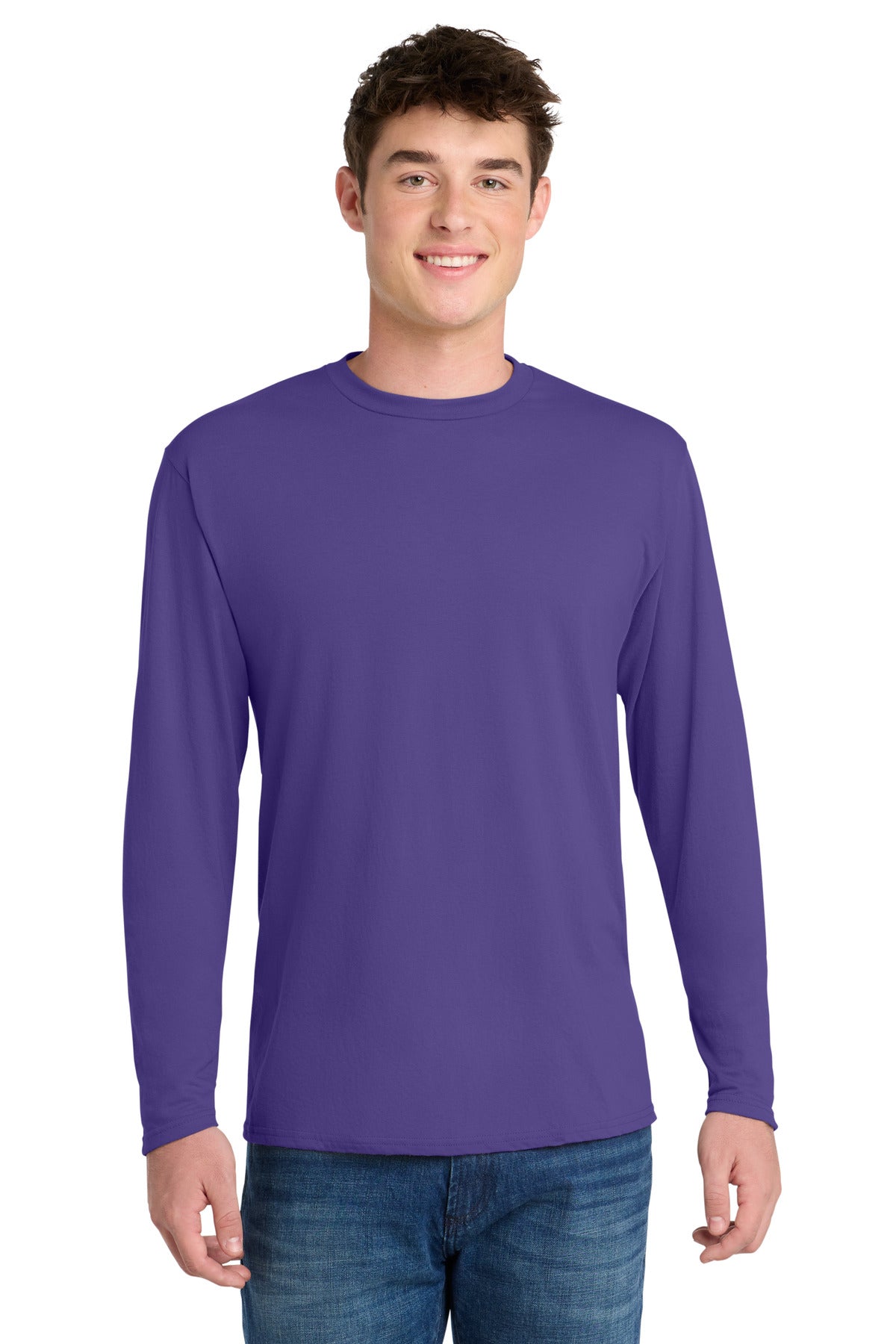 Port & Co ®  Long Sleeve Performance Blend Tee. PC381LS