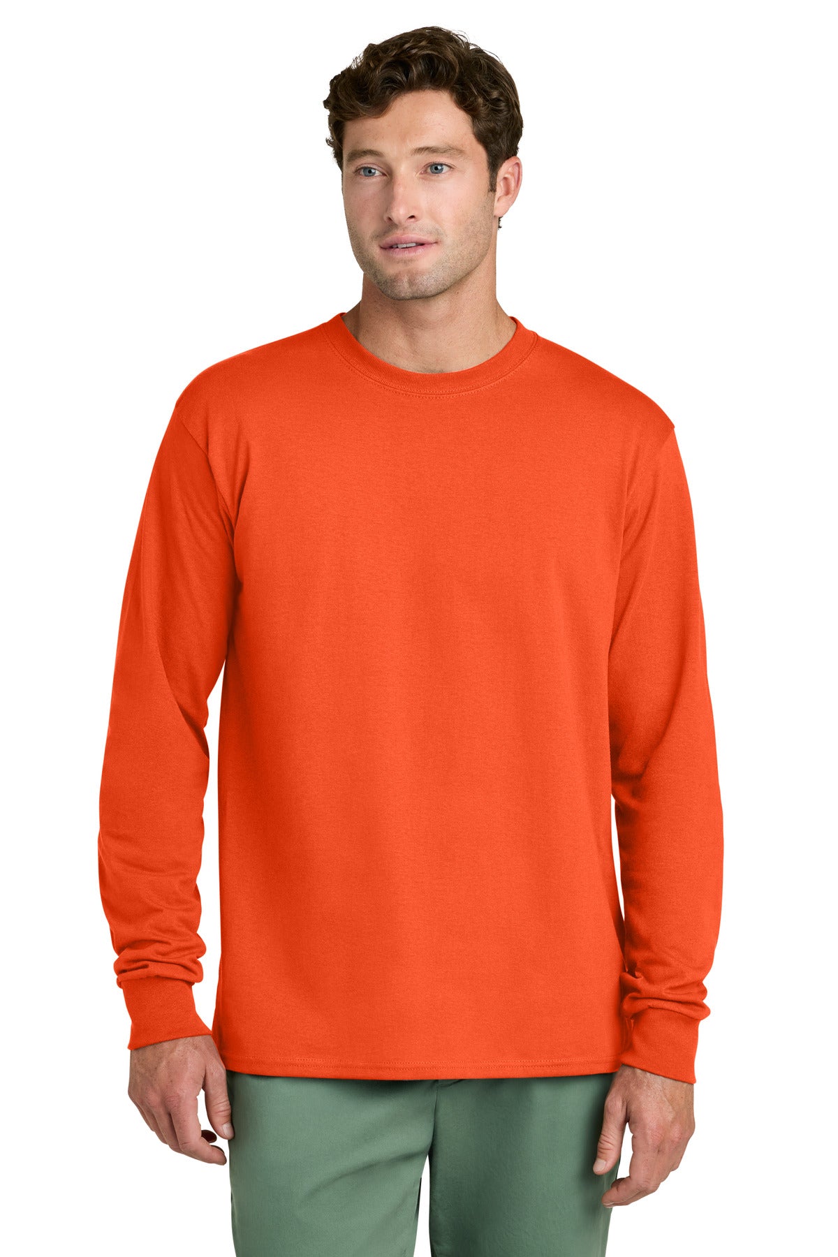 Port & Co ®  Long Sleeve Core Cotton Tee. PC54LS