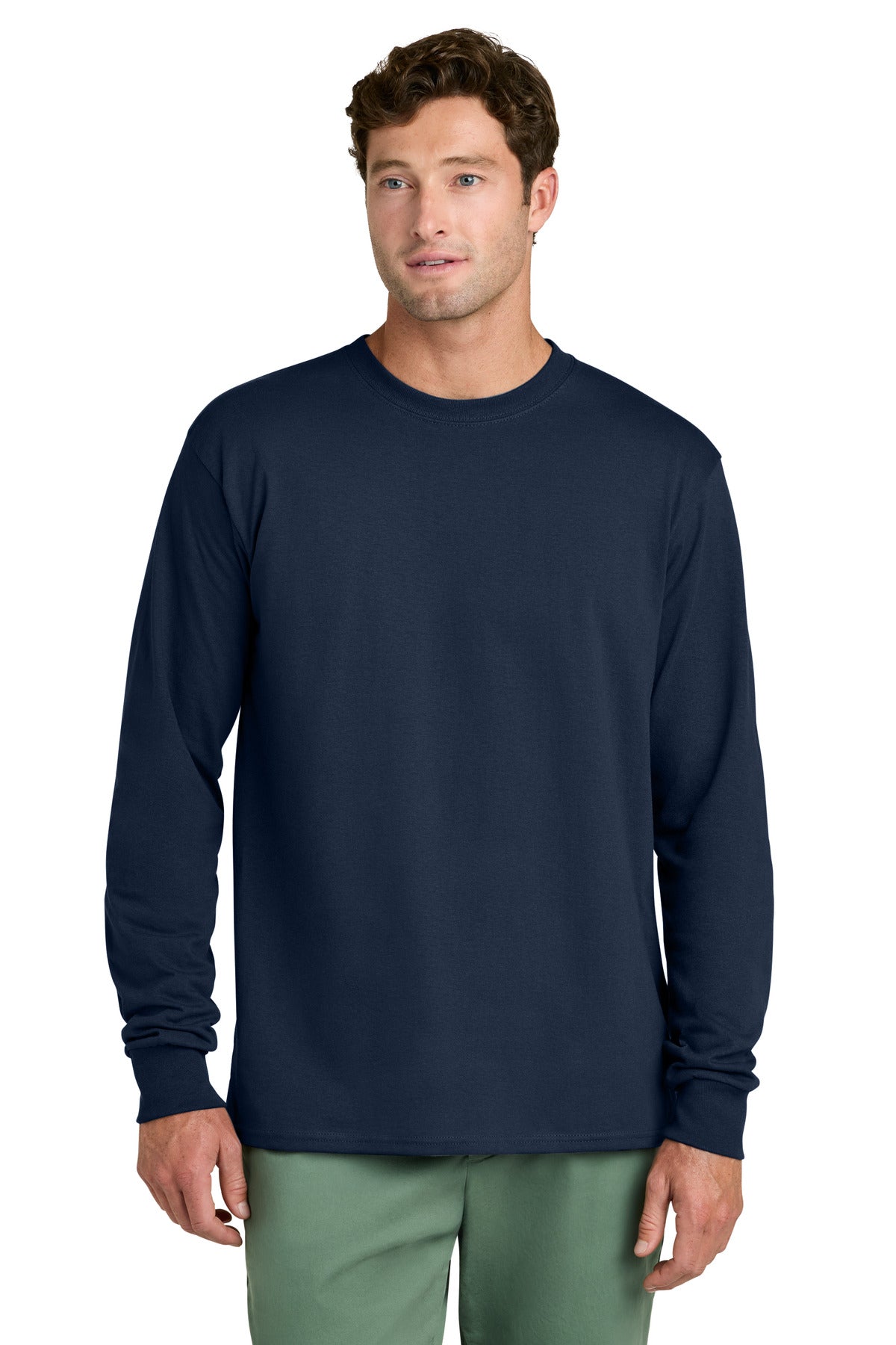 Port & Co ®  Long Sleeve Core Cotton Tee. PC54LS