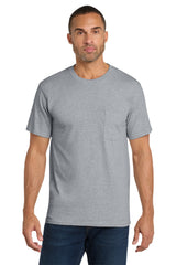 Port & Co ®  Core Cotton Pocket Tee. PC54P