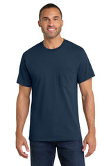 Port & Co ®  Core Cotton Pocket Tee. PC54P
