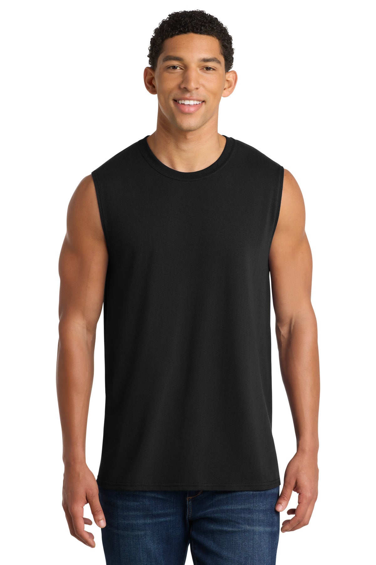 Port & Co ®  Core Cotton Sleeveless Tee. PC54SL