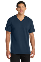 Port & Co ®  Core Cotton V-Neck Tee. PC54V