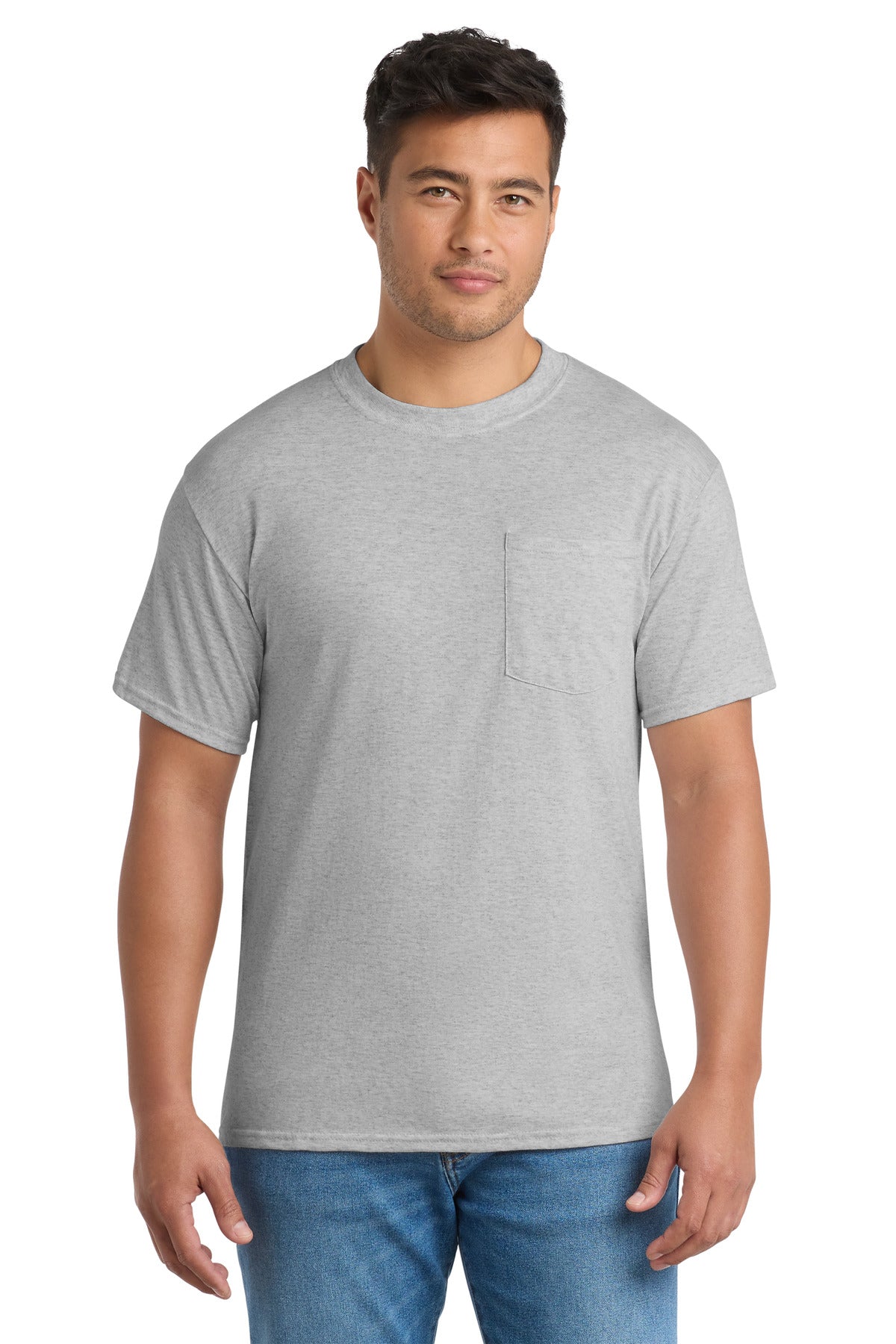 Port & Co ®  Tall Core Blend Pocket Tee. PC55PT