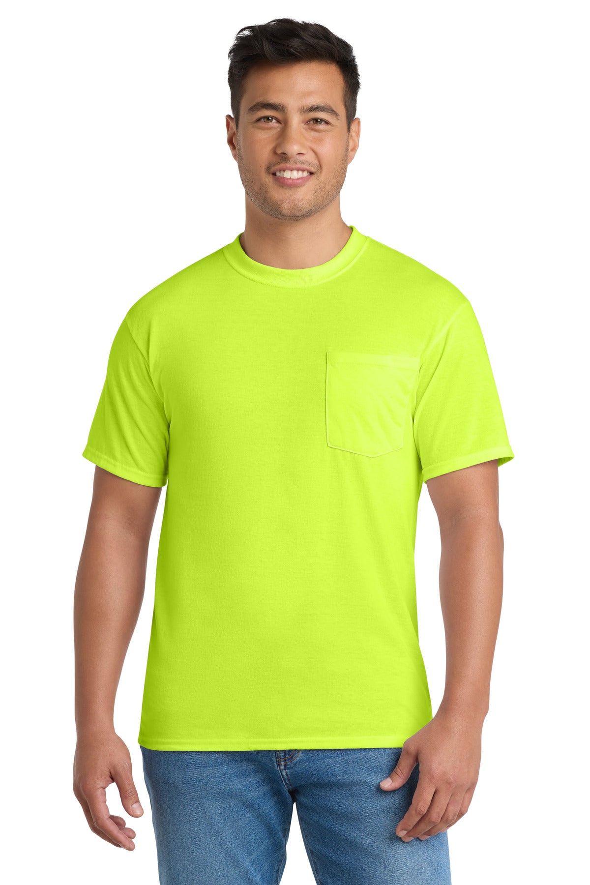 Port & Co ®  Tall Core Blend Pocket Tee. PC55PT