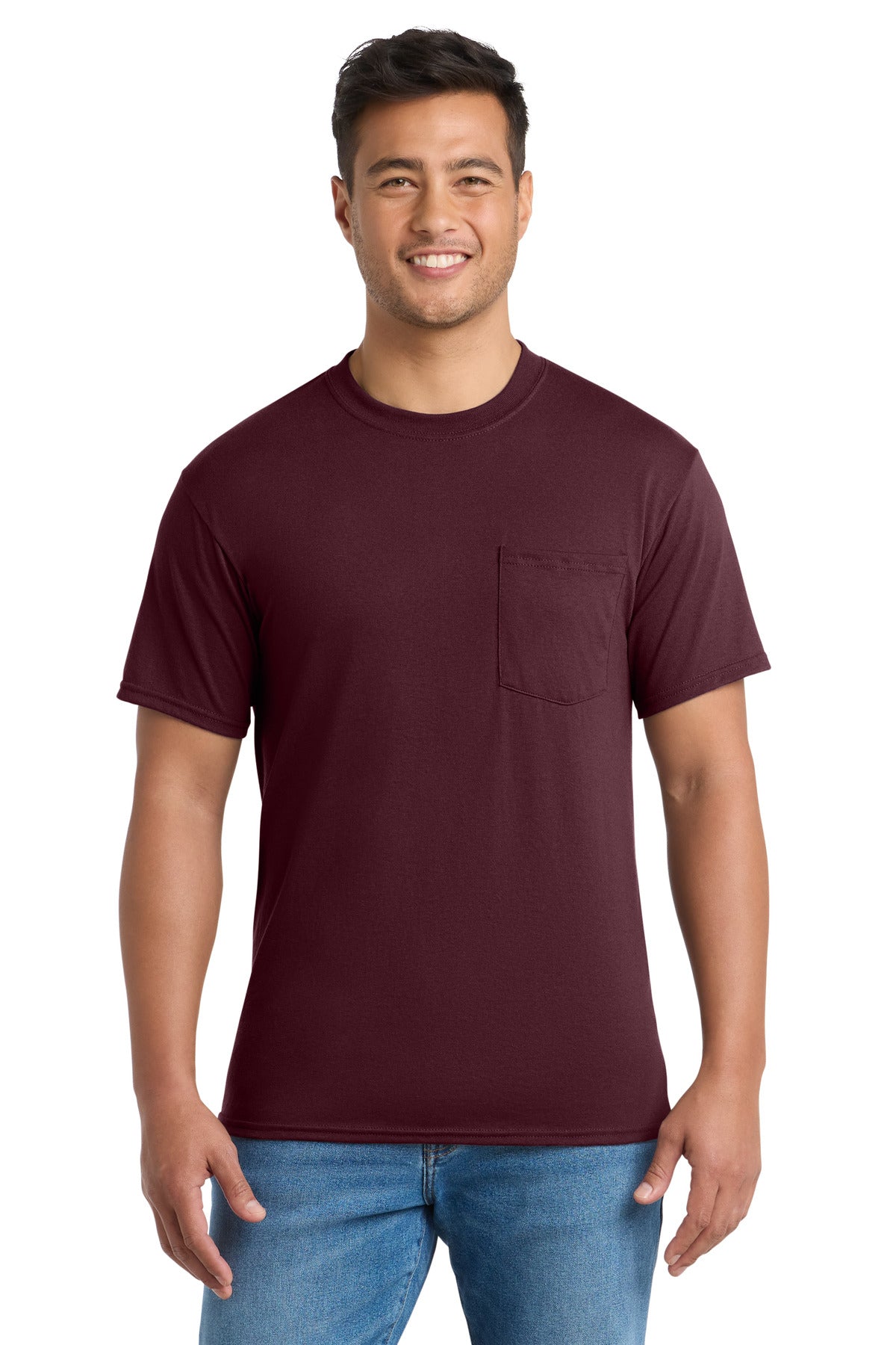 Port & Co ®  Core Blend Pocket Tee. PC55P