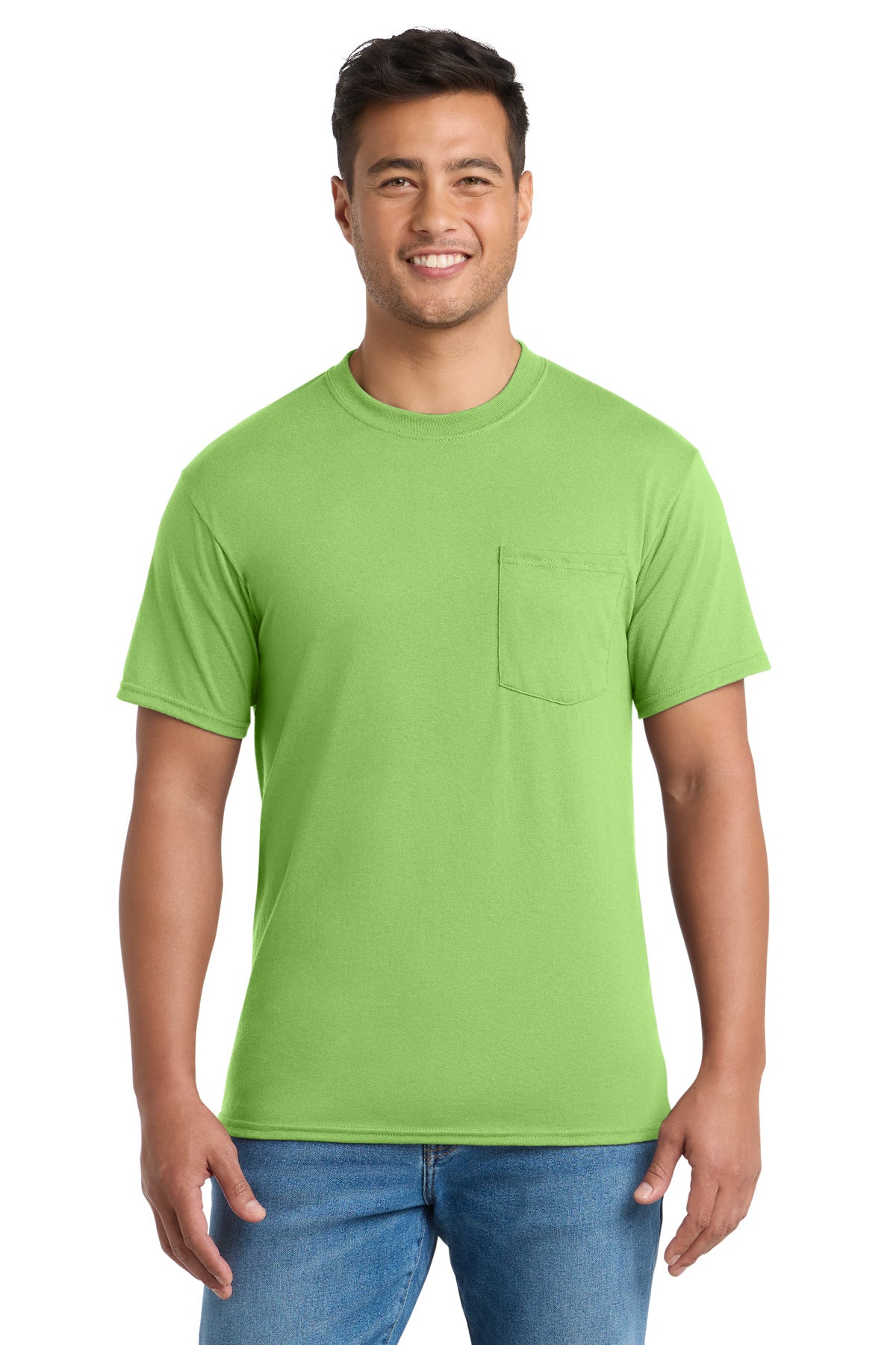 Port & Co ®  Core Blend Pocket Tee. PC55P