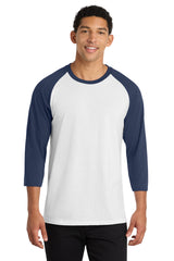 Port & Co ®  Core Blend 3/4-Sleeve Raglan Tee. PC55RS