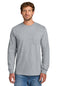 Port & Co ®  Long Sleeve Essential Pocket Tee.  PC61LSP