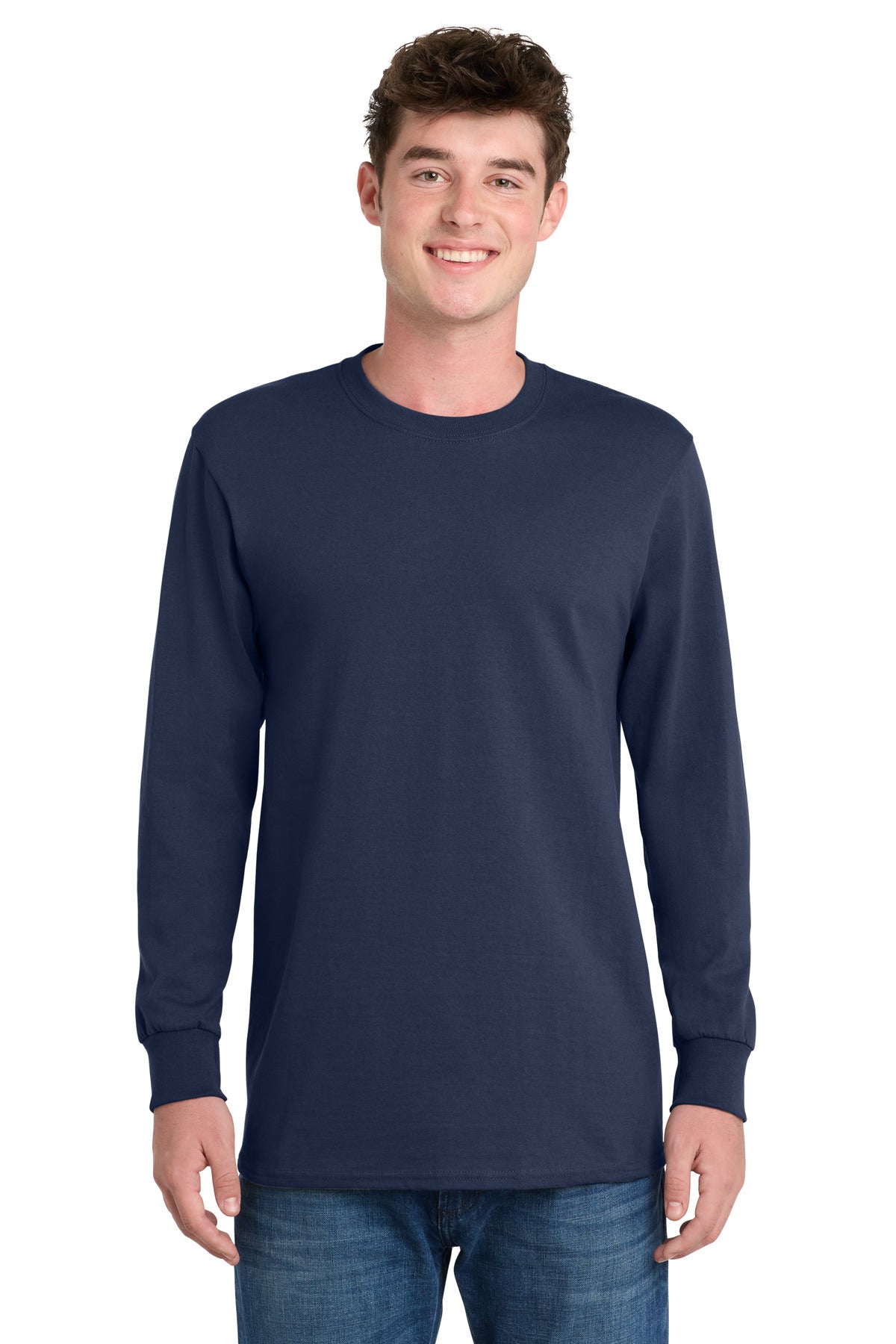 Port & Co ®  Tall Long Sleeve Essential Tee. PC61LST