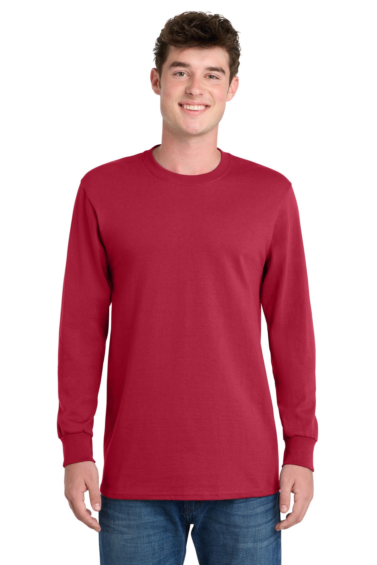 Port & Co ®  Tall Long Sleeve Essential Tee. PC61LST