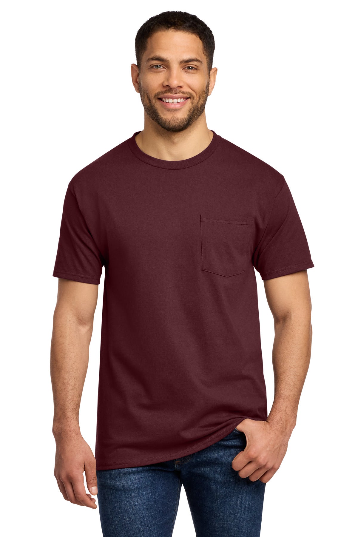 Port & Co ®  Tall Essential Pocket Tee. PC61PT
