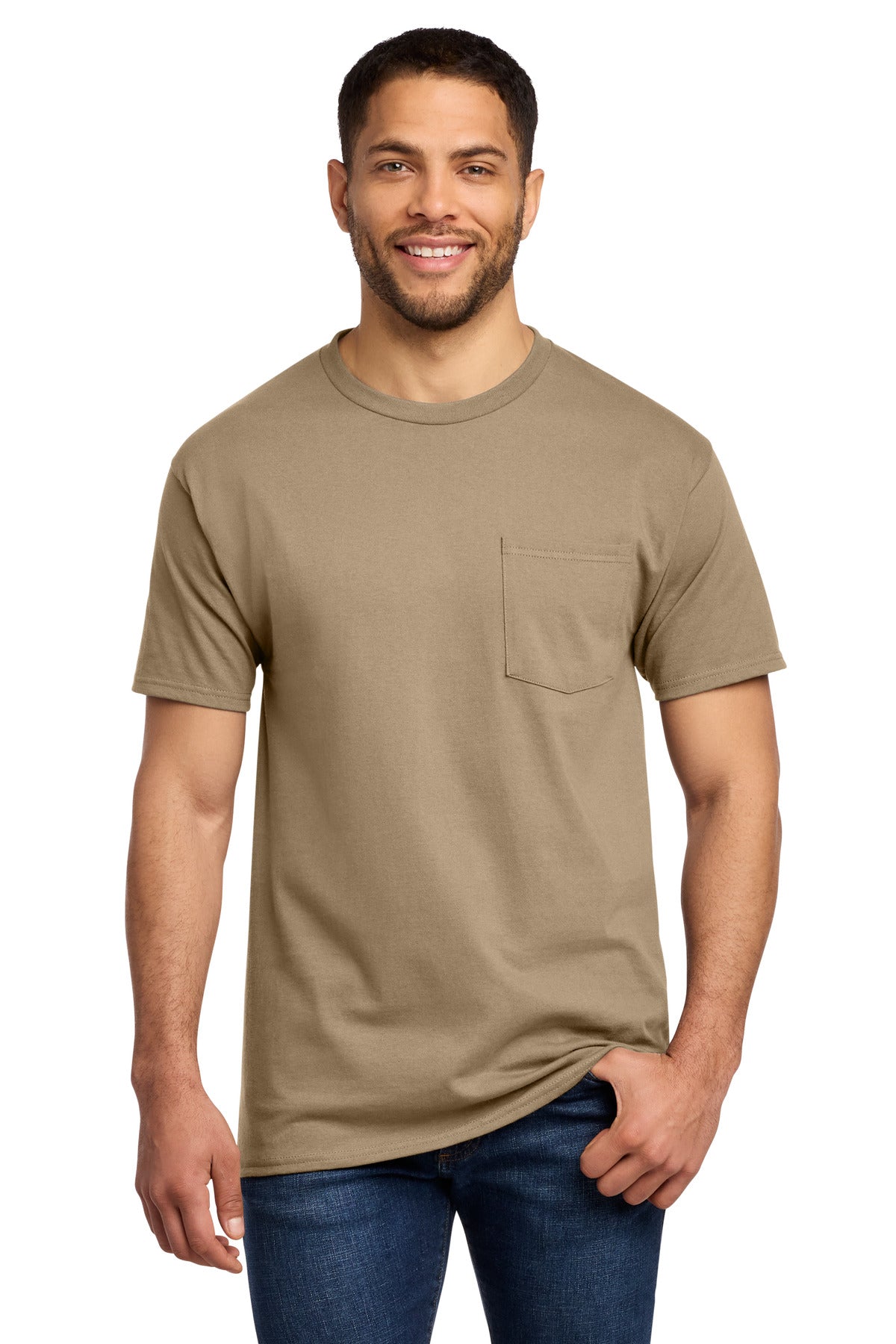 Port & Co ®  Tall Essential Pocket Tee. PC61PT