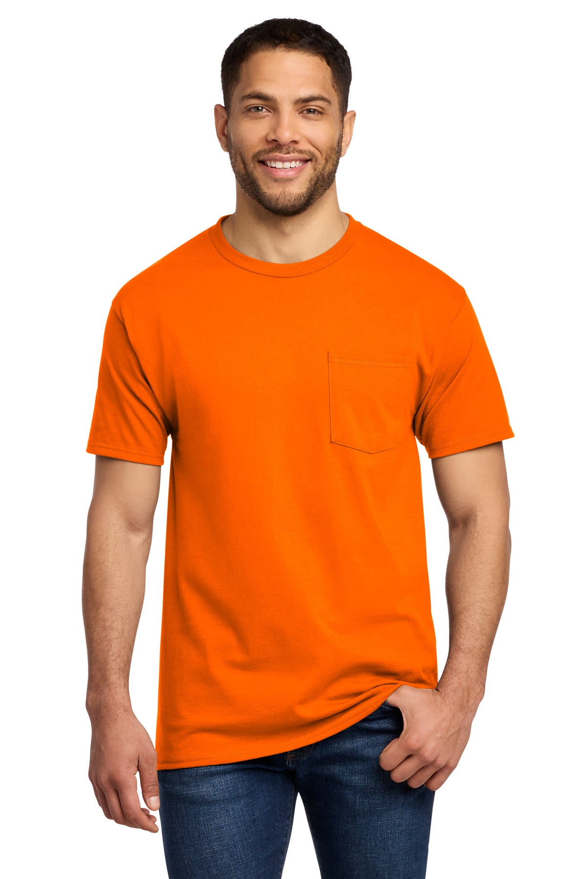 Port & Co ®  Essential Pocket Tee. PC61P