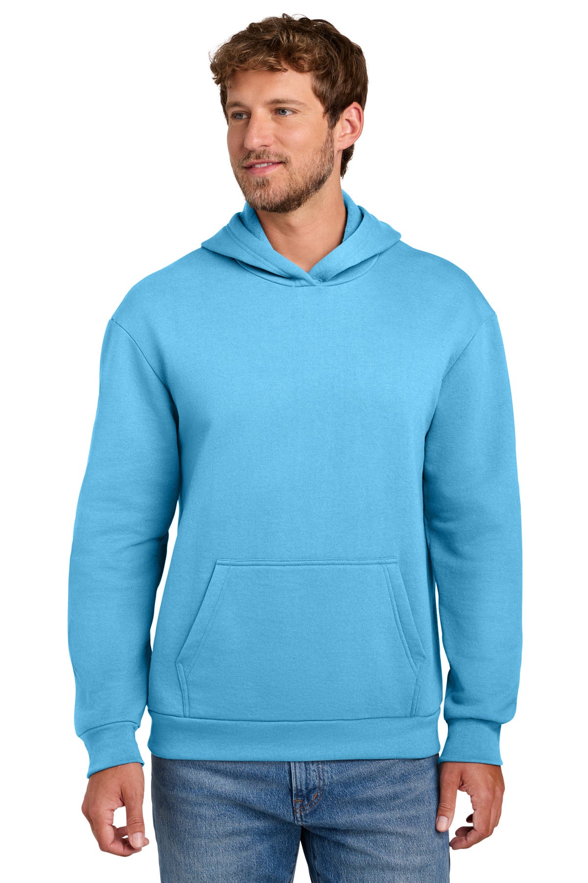 Port & Co ®  Easy Fleece Pullover Hooded Sweatshirt PC68H