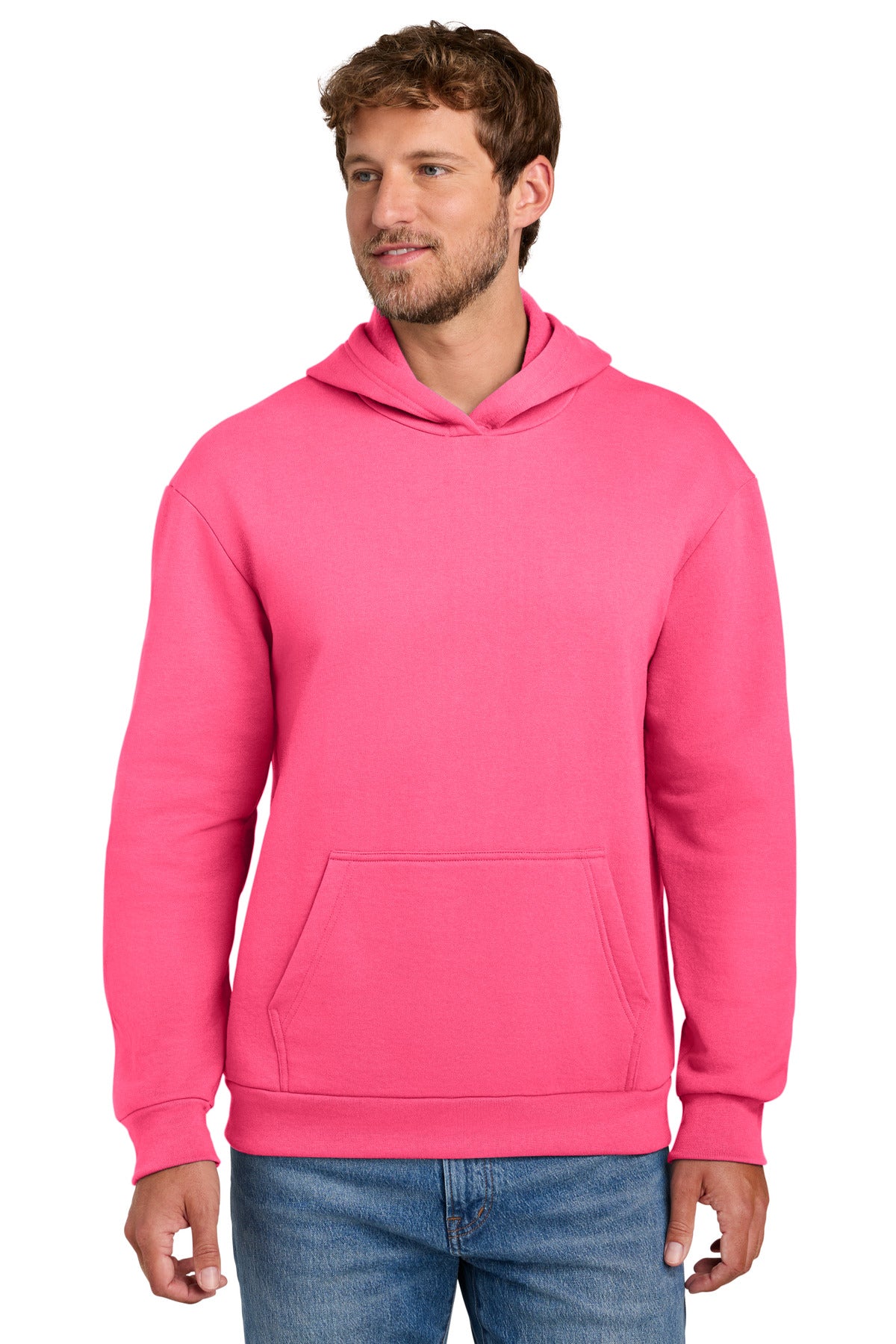 Port & Co ®  Easy Fleece Pullover Hooded Sweatshirt PC68H