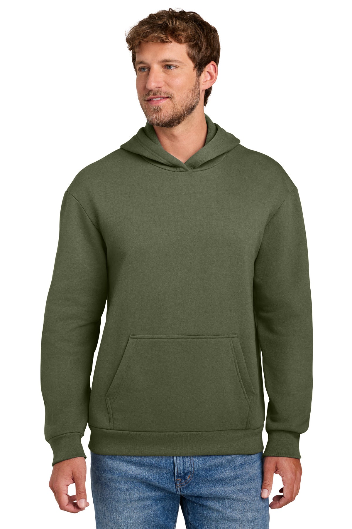 Port & Co ®  Easy Fleece Pullover Hooded Sweatshirt PC68H