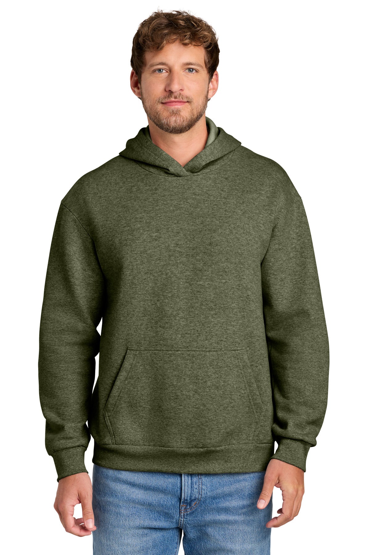 Port & Co ®  Easy Fleece Pullover Hooded Sweatshirt PC68H