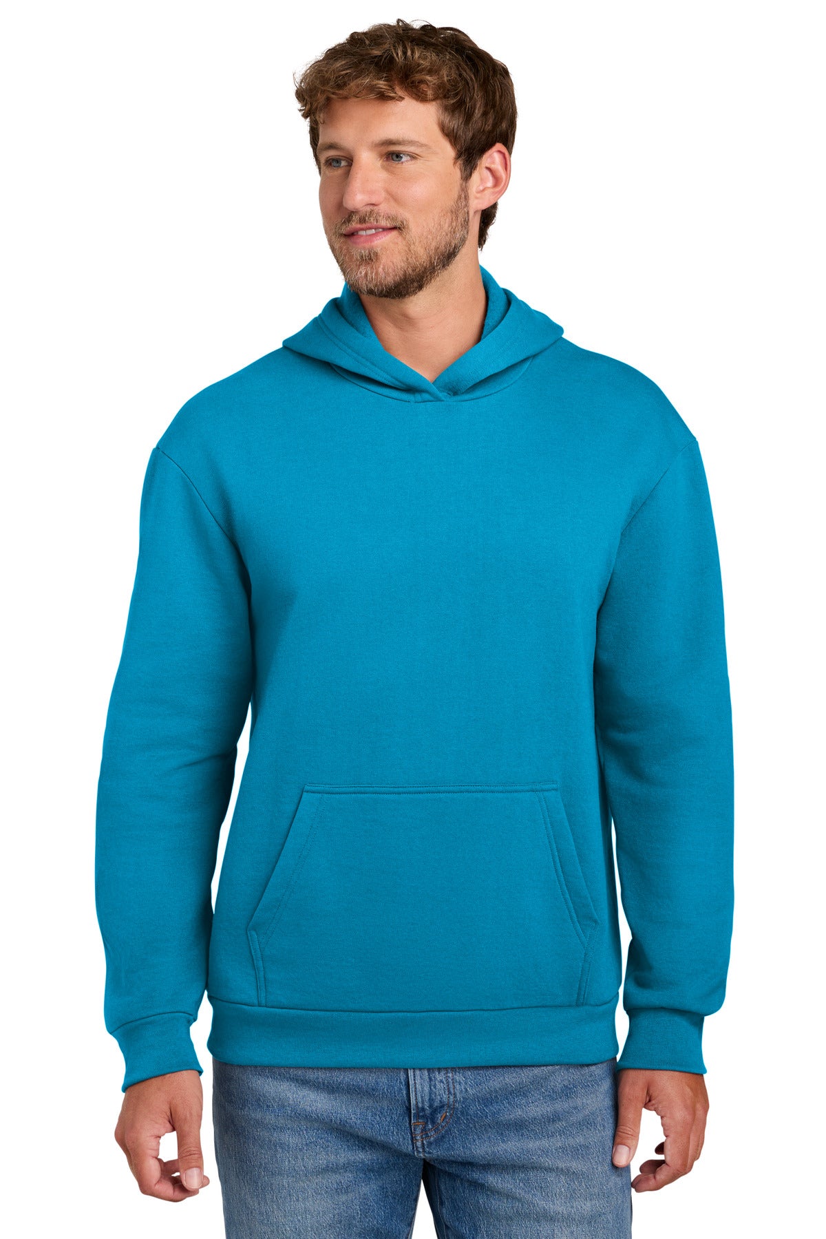 Port & Co ®  Easy Fleece Pullover Hooded Sweatshirt PC68H