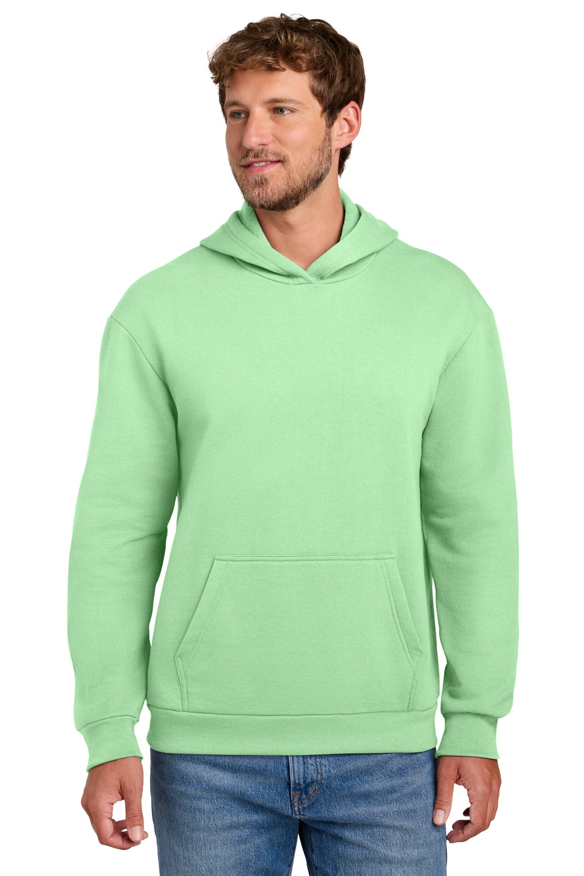 Port & Co ®  Easy Fleece Pullover Hooded Sweatshirt PC68H