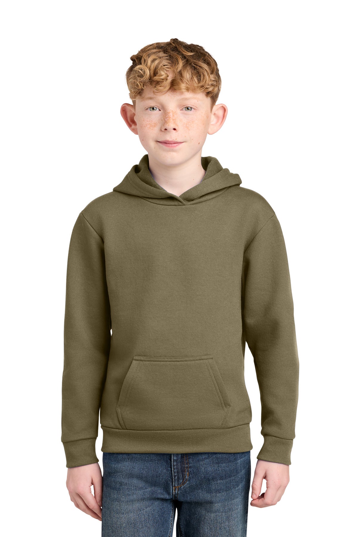 Port & Co ®  Youth Easy Fleece Pullover Hooded Sweatshirt PC68YH