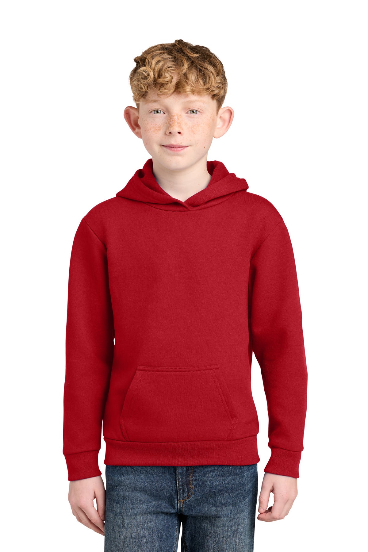 Port & Co ®  Youth Easy Fleece Pullover Hooded Sweatshirt PC68YH