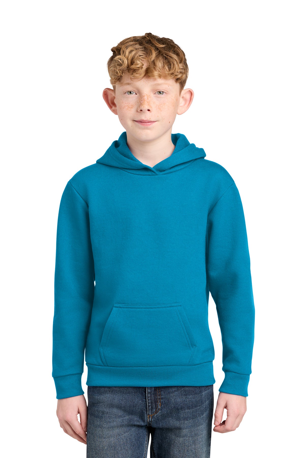Port & Co ®  Youth Easy Fleece Pullover Hooded Sweatshirt PC68YH