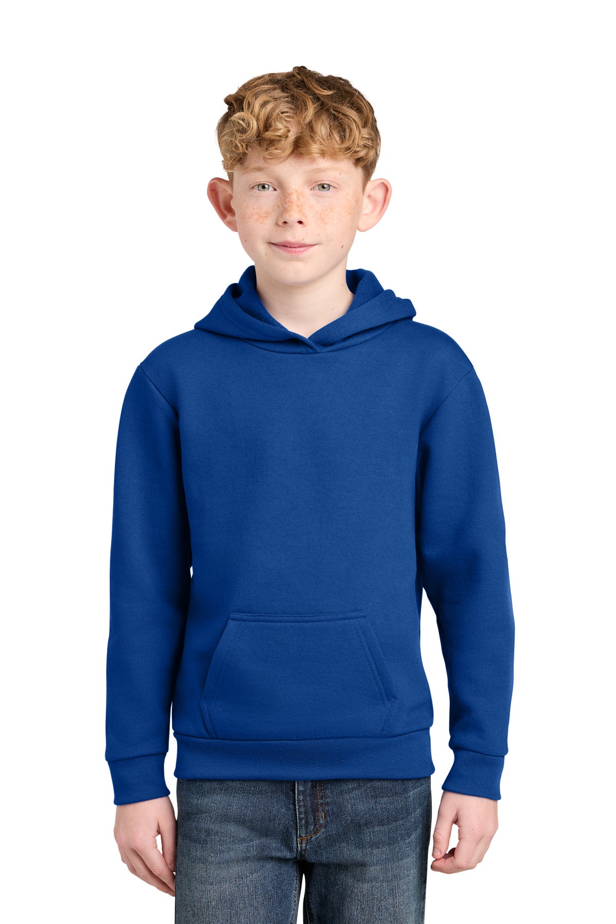 Port & Co ®  Youth Easy Fleece Pullover Hooded Sweatshirt PC68YH