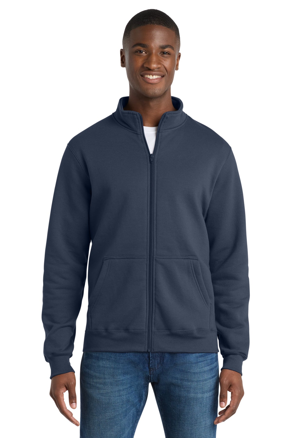Port & Co ®  Core Fleece Cadet Full-Zip Sweatshirt PC78FZ