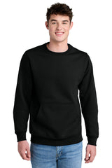 Port & Co ®  Core Fleece Crewneck Pocket Sweatshirt PC78PKT
