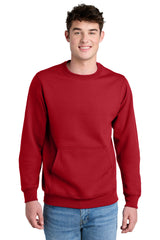 Port & Co ®  Core Fleece Crewneck Pocket Sweatshirt PC78PKT