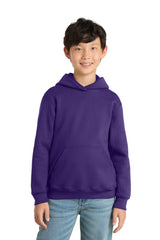 Port & Co ™  Youth Core Fleece Pullover Hooded Sweatshirt PC78YH