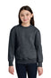 Port & Co ®  Youth Core Fleece Crewneck Pocket Sweatshirt PC78YPKT