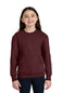 Port & Co ®  Youth Core Fleece Crewneck Pocket Sweatshirt PC78YPKT