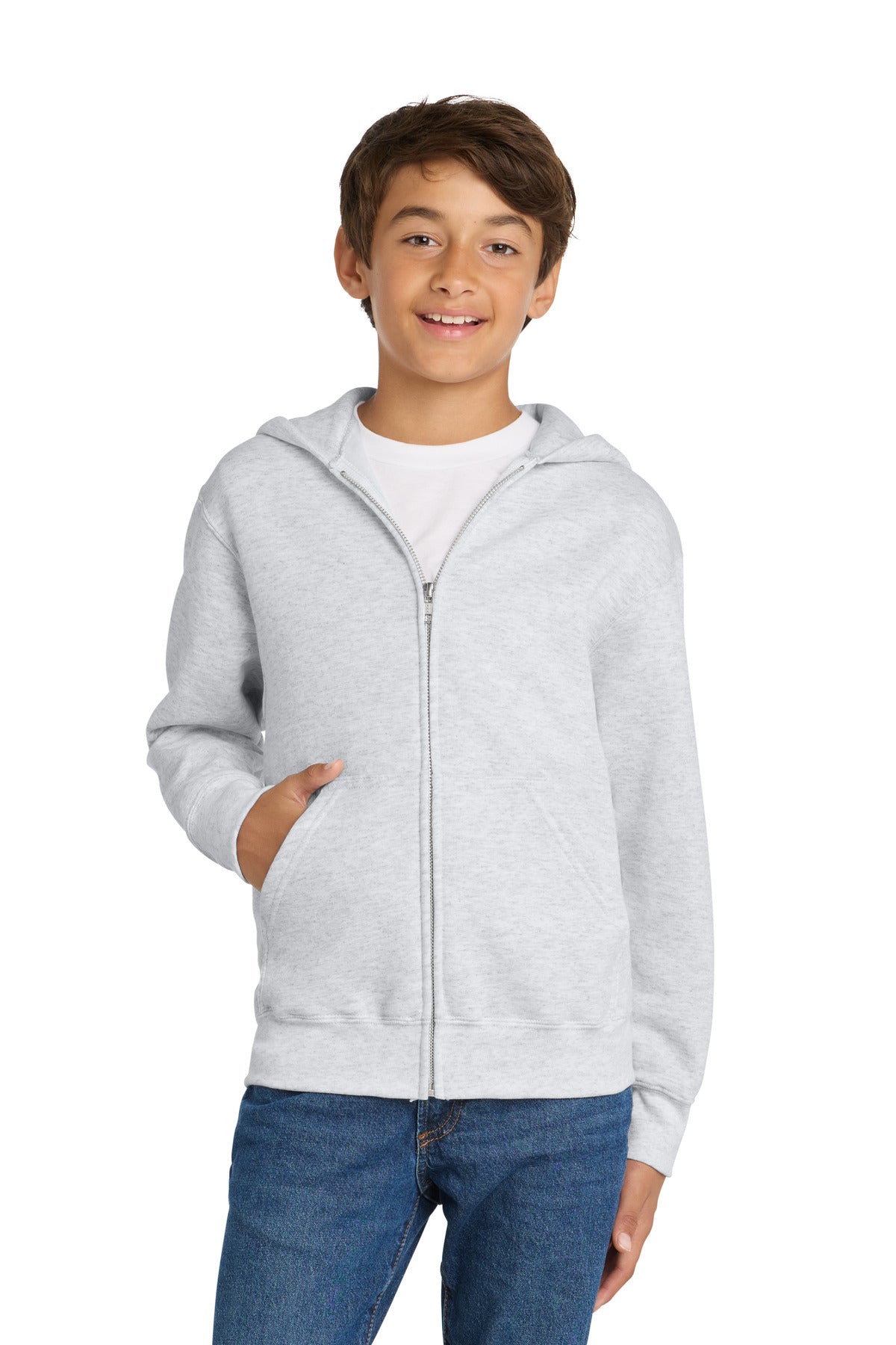 Port & Co ®  Youth Core Fleece Full-Zip Hooded Sweatshirt PC78YZH