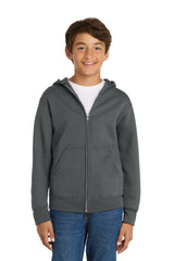 Port & Co ®  Youth Core Fleece Full-Zip Hooded Sweatshirt PC78YZH