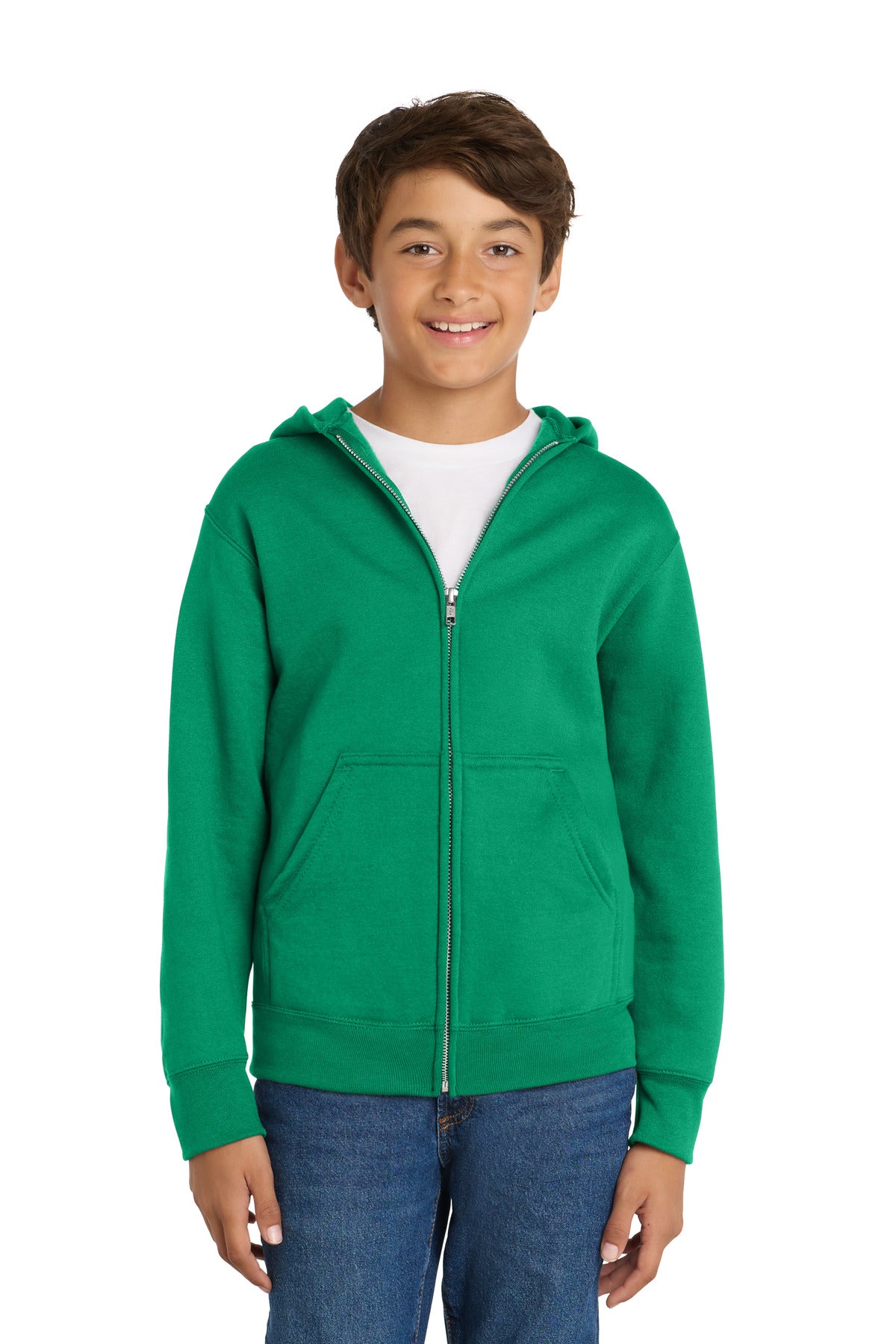 Port & Co ®  Youth Core Fleece Full-Zip Hooded Sweatshirt PC78YZH